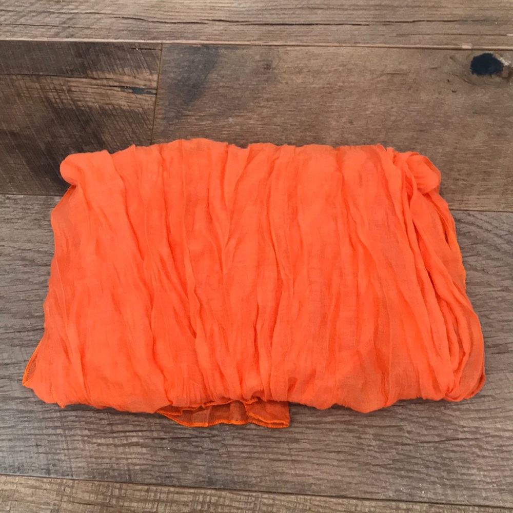 Orange scarf